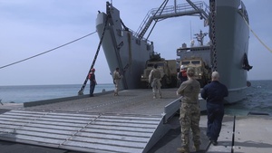 U.S. Armed Forces Vehicle Offload during Native Fury 20