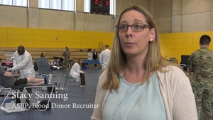 USAG Ansbach community participate in blood drive at Katterbach Kaserne