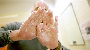 Washing your hands