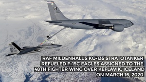 RAF Mildenhall Refueling Flight Social Media Video