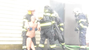 NATO Firefighter Fundamental Course B-Roll 1
