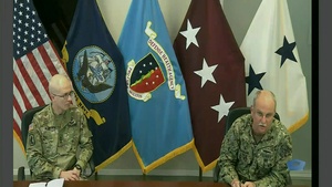 Top Military Leaders in Health Hold News Conference