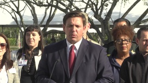 Florida Governor Ron DeSantis Holds Press Conference Regarding COVID-19 Community-Based Testing Sites