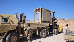 U.S. Troops prepare Al Qa'im base transfer to Iraqi Security Forces