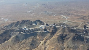 Edwards Rocket Test Stand Drone Video