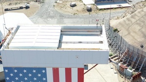 Edwards Rocket Test Stand Drone Video