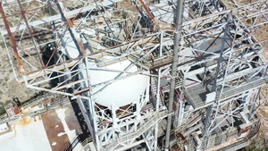 Edwards Rocket Test Stand Drone Video