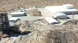 Edwards Rocket Test Stand Drone Video
