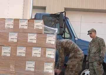 Connecticut National Guard assists DPH with mask distribution
