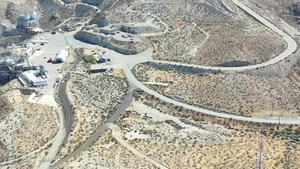 Edwards Rocket Test Stand Drone Video