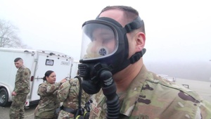 Pennsylvania National Guard support Montgomery County COVID-19 Test Site