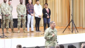 Col. Michael Trotter speaks on 'Second Chance' play