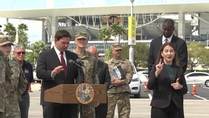 Governor Ron DeSantis's COVID-19 Press Conference at Hard Rock Stadium (1 of 2)