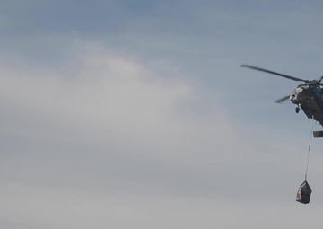 USS James E. Williams (DDG 95) Vertical Replenishment BROLL