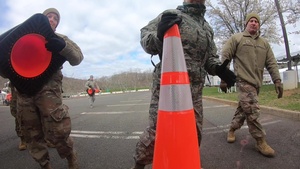 New Jersey National Guardsmen prepare to activate a Mobile Testing Site