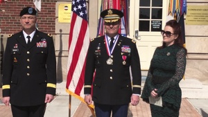 I Corps retirement ceremony - Col. Strader