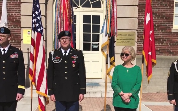 I Corps retirement ceremony - 1SG Hildebrand