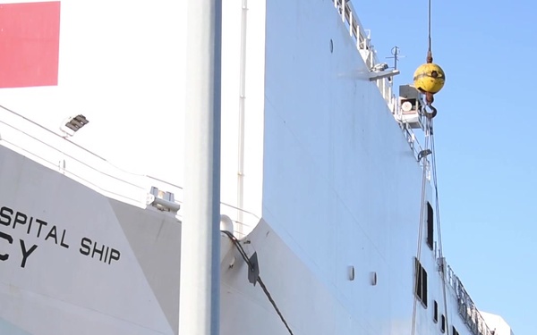 USNS Mercy (T-AH 19) Prepares to Deploy