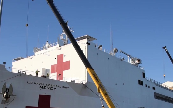 USNS Mercy (T-AH 19) Prepares to Deploy