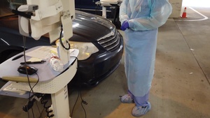 Arkansas National Guardsmen assist with Covid-19 testing