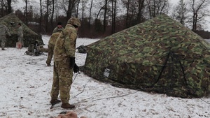 Cold-Weather Operations Course Students