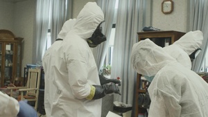 W. Va. National Guard Team Conducts COVID-19 Testing in Morgantown, WV.