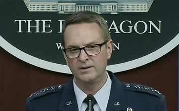 National Guard Chief Briefs News Media