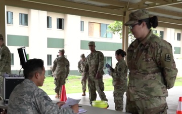 Medical checks and Equipment maintenance for Hawaii National Guard COVID-19 task force