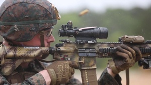 U.S. Marines with 1st Battalion, 6th Marine Regiment, Conduct Marksmanship Training