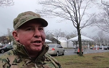 NJ Guardsmen Support Testing Site