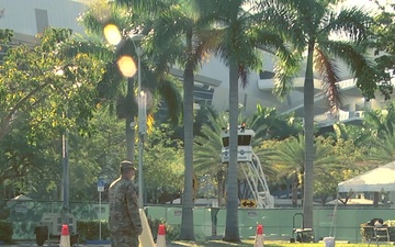 Florida National Guard Opens New COVID-19 Testing Site at Marlins Park