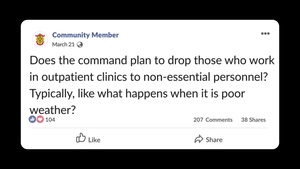 COVID-19 Q&A with the MCIEAST Public Health Emergency Officer - Episode 1