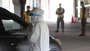 Orange County Community Based Testing Site Opening - B-Roll