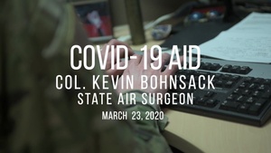 Covid-19 Aid: Highlighting State Air Surgeon Col. Kevin Bohnsack