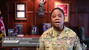 Maryland Army National Guard commander discusses Dual Status Commander