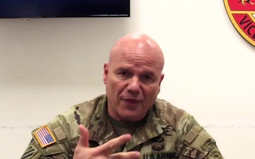 USAG Italy SRO Maj. Gen. Roger Cloutier: Soldiers are Mission-Essential