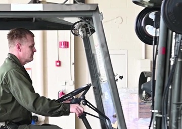 South Carolina National Guard loads supplies in support of South Carolina COVID-19 response efforts