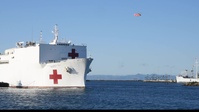 USNS Mercy's Arrival in Port of Los Angeles
