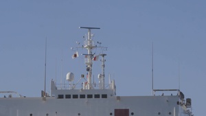 USNS Mercy (T-AH 19) COVID-19 Response Effort Deployment B-roll