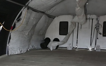 Tents Set Up for COVID-19 Response