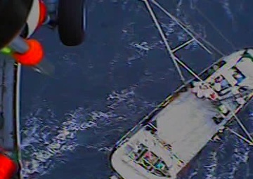 The Coast Guard, good Samaritan assist vessel taking on water near Sitka, Alaska