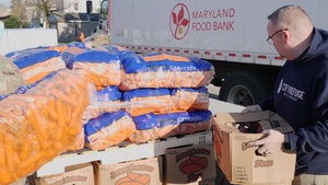 MDARNG Chaplains Organized COVID-19 Response Team to Distribute Food to Baltimore Community