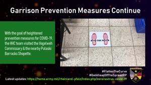 Garrison preventive measures nothing to 'sneeze' at