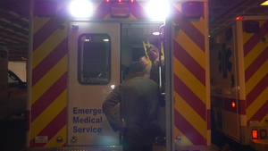 (B-Roll) Twin infants evacuated amidst COVID-19 crisis