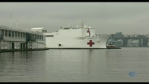 USNS Comfort Arrives in NYC