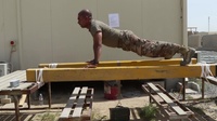 Soldiers Keep Fitness at Camp Arifjan