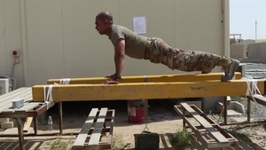 Soldiers Keep Fitness at Camp Arifjan