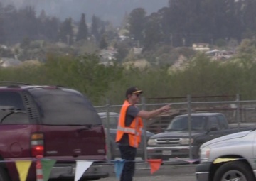 1040th helps distribute food to Santa Cruz residents