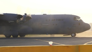 Yokota performs first-ever C130J assault landing on Foxtrot taxiway