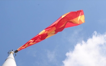 The Republic of North Macedonia Flag Raising Ceremony at SHAPE